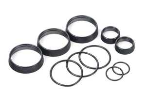 ES#4623652 - L080B - Billet Aluminum Trim Knobs - Black - Add a sophisticated touch to your vehicle's interior. - LEYO - Volkswagen
