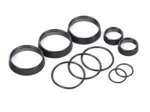 Billet Aluminum Trim Knobs - Black