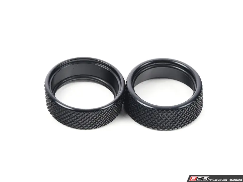 LEYO - L080B - Billet Aluminum Trim Knobs - Black