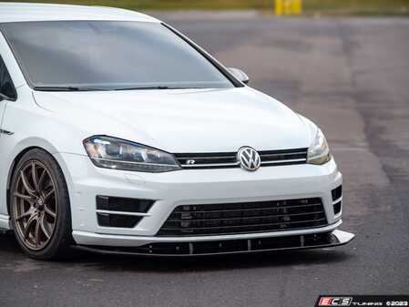 ES#4708407 - 014468la01KT - MK7/MK7.5 GTI/Golf R Functional Aerodynamic Front Splitter  - Combine function, form and aesthetics to provide an increase in downforce without additional drag! - ECS - Volkswagen