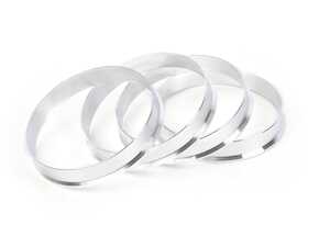 ES#3658966 - 57.1-56.1HCR - Hub Centric Rings Aluminum - Set Of Four  - Includes 57.1mm to 56.1mm hub centric rings for proper fitment - ECS - MINI