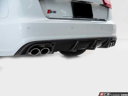 ES#4723607 - 049257LA01 - Audi C7.5 S6 Carbon Fiber Rear Diffuser - Hand-laid carbon fiber to upgrade your exterior styling! - ECS - Audi