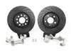 ES#91 - B5A8BBKNPAX/S - Front Big Brake Kit - stage 1 - ECS V5 Cross Drilled & Slotted Rotors (312x25) - Upgrade your stopping power with larger diameter rotors - Assembled By ECS - Audi Volkswagen
