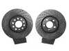 ES#91 - B5A8BBKNPAX/S - Front Big Brake Kit - stage 1 - ECS V5 Cross Drilled & Slotted Rotors (312x25) - Upgrade your stopping power with larger diameter rotors - Assembled By ECS - Audi Volkswagen