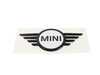 ES#4623042 - 51145A5EA75 - Trunk Emblem Black "Nanok White" - Newer Design F60 - Upgrade that faded or damaged chrome with new color line badge - Genuine MINI - MINI