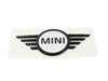 ES#4623041 - 51145A5EA73 - Hood Emblem Black "Nanok White" - Newer Design F60 - Upgrade that faded or damaged chrome with new color line badge - Genuine MINI - MINI
