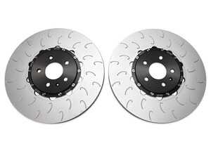 ES#4749578 - 034-301-1015 - 2-Piece Floating Front Brake Rotor Upgrade Kit For Audi B8.5 SQ5 - Complete replacement brake rotor kit, designed to work flawlessly with the factory components. - 034Motorsport - Audi