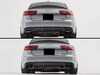 ES#4730275 - 053256LA01 - Audi C7.5 A6 S-Line Rear Diffuser - Gloss Black - Add some aggressive styling to your C7.5 A6 S-Line - ECS - Audi