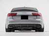 ES#4730275 - 053256LA01 - Audi C7.5 A6 S-Line Rear Diffuser - Gloss Black - Add some aggressive styling to your C7.5 A6 S-Line - ECS - Audi
