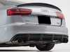 ES#4730275 - 053256LA01 - Audi C7.5 A6 S-Line Rear Diffuser - Gloss Black - Add some aggressive styling to your C7.5 A6 S-Line - ECS - Audi