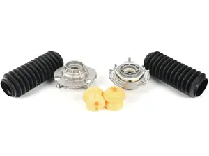 Porsche 911 997 Rear Suspension Strut Shock Mounts & Bump Stop With Boot Bellow Kit - Set Of 6