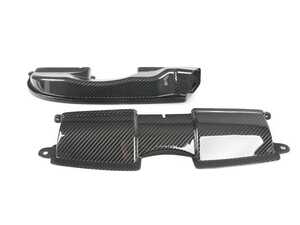 ES#4620696 - EVE-E9X-CF-DCT - Eventuri Carbon Duct Set - Gloss - Finish the carbon styling in your engine bay with the Eventuri Carbon Duct Set - Eventuri - BMW