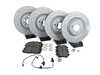 ES#4447269 - 4M0615301AN4KT - Front & Rear Performance Brake Service Kit - Featuring Zimmermann Cross-Drilled rotors and Brembo ceramic brake pads - Includes set screws, brake wear sensors, and silicone brake lubricant - Assembled By ECS - Audi
