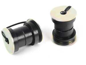 ES#4701610 - POW-015-85 - Polyurethane Rear Spindle Bushing Seat - Black (Track) - Replacement poly bushing for your rear knuckle that isn't normally included in kits - Verkline - Audi