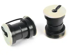 Polyurethane Rear Spindle Bushing Seat - Black (Track)
