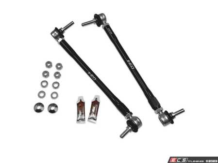 ES#4750938 - 034-402-4037 - Dynamic+ Billet Adjustable Front Sway Bar End Link - E9X M3 / E82 1M - Improve your handling, steering response and road feel with these end links! - 034Motorsport - BMW