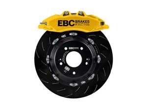 ES#4750985 - BBK045YEL-1 - EBC Apollo 6-Piston Big Brake Kit - 355mm Rotors - Yellow Calipers - This big brake kit offers a massive improvement over your stock BMW brakes! - EBC - BMW