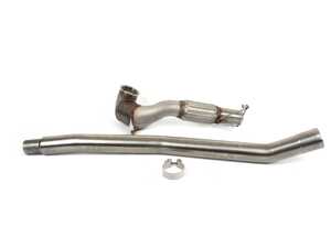 ES#4669388 - ssxvw686 - Large Bore Downpipe & Hi-Flow Sports Cat - Stainless steel 80mm downpipe with high flow catalytic converter designed to work with factory cat-back exhaust systems. - Milltek Sport - Volkswagen