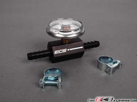 ES#5701 - 000198500BLK-A - Fuel Pressure Gauge Kit - Great for custom tuning and easily installs on the pressure line - ECS - Audi Volkswagen
