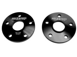 ES#4751518 - 034-604-7009 - 034 Motorsport 12.5mm Wheel Spacer - Pair - 12.5mm Wheel Spacer Pair is designed to fit most Audi & Volkswagen vehicles with a 57.1mm center bore and 5x112mm wheel bolt patterns. - 034Motorsport - Audi Volkswagen