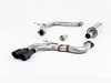 ES#4159383 - SSXAU564 - Cat-Back Exhaust - Resonated - 2.75" stainless steel and twin roll marked 80mm Cerakote Black Tips - Milltek Sport - Audi
