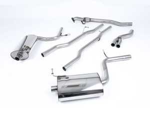 ES#2992781 - SSXAU509 - 2.5" Non-resonated Cat-back Exhaust System - Stainless steel 2.5" cat-back exhaust systems. - Milltek Sport - Audi