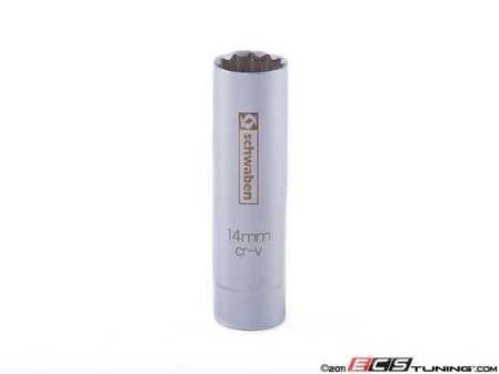 ES#1306823 - sp-05-12p - 14mm 12-Point Deep Socket, 3/8" Drive - Add this quality tool to your box - Schwaben - Audi BMW Volkswagen Mercedes Benz MINI Porsche