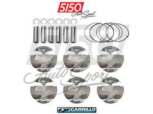 ES#4752902 - CP-FPS-B58-XT-HD - CP-Carrillo Forged Piston Set - B58 Pro-Xtreme 82mm - CP-Carrillo Pistons by 5150 Autosport
Standard Bore
Heavy Duty Wrist Pins - 5150 Autosport - BMW