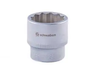 36mm 12-Point Deep Socket, 1/2