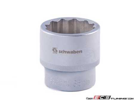 ES#240949 - S-1236S - 36mm 12-Point Deep Socket, 1/2" Drive - Commonly used, quality-made socket for your BMW - Schwaben - BMW