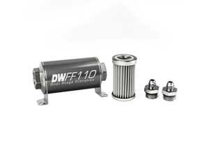 ES#4752958 - 8-03-110-005K-6 - 6AN 5 Micron Universal Inline Fuel Filter - Perfect For Custom Fuel Systems - DeatschWerks - Audi BMW Volkswagen Mercedes Benz MINI Porsche