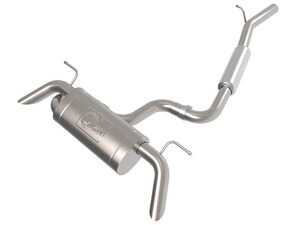 ES#4752407 - 49-36444-1 - MACH Force-Xp 2-1/2 IN 304 Stainless Steel Cat-Back Exhaust System - A mild sound while unlocking up to 17hp and 20 ft. LBS of Torque - AFE - Audi