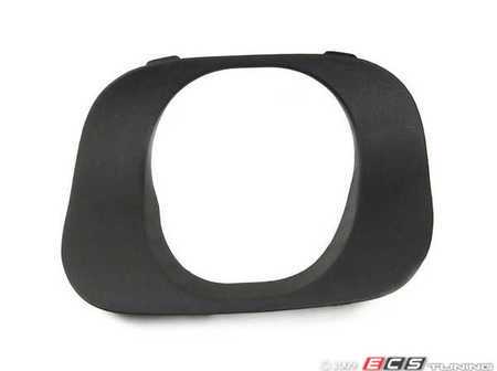 ES#76119 - 51127002955 - Exhaust Trim - Driver (Left) - Located in the rear bumper surrounding the exhaust tip - Genuine BMW - BMW