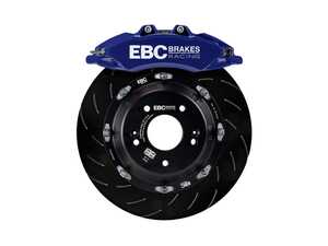 ES#4753110 - BBK047BLU-1 - Balanced Front Big Brake Kit - Storm Shadow Blue - 355x32mm Rotor - Featuring 4-piston front calipers, fully floating two-piece rotors, BlueStuff pads, braided lines and required fluid and hardware. - EBC - BMW