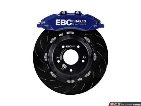 ES#5482788 - BBK069BLU-1 - Balanced Front Big Brake Kit - Blue - 355x32mm Rotor - Featuring 6-piston front calipers, fully floating two-piece rotors, BlueStuff pads, braided lines and required fluid and hardware. - EBC - MINI