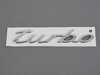 ES#2748388 - 99155924700 - "TURBO" Logo - Galvano Silver - Emblem for engine lid - Genuine Porsche - Porsche