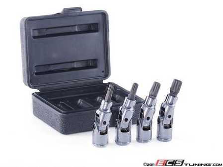 ES#2093758 - SH-384M - Triple Square Swivel Kit - 4 Pieces - Work around corners with this swivel head triple square driver set, 3/8" Drive - Schwaben - Audi BMW Volkswagen Mercedes Benz MINI Porsche