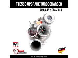 ES#4753170 - TTE10080 - Mercedes-Benz M133 A45 / CLA45 / GLA45 AMG Upgraded Turbocharger - TTE550  - TTE550 hybrid turbo upgrade with billet compressor and high-flow 9-blade turbine delivering faster spool and supporting up to ~550HP with massive torque gains in a plug-and-play package. - The Turbo Engineers - Mercedes Benz