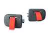 ES#4753239 - E36RSPULL - "RS" Door Pull Strap Conversion Kit - Red - Combining safety with Porsche RS styling, this pull strap conversion kit is the perfect addition to any dedicated track car! - HARD Motorsport - BMW