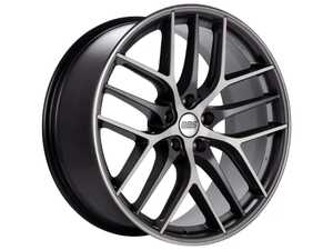 ES#4753411 - CC2302GRPKKT - 19" BBS CC-R Wheels - Set Of Four  - 19x9.5 ET42 5x112 57.1CB - Satin Graphite Gray with Diamond Cut Machined Spoke Face - BBS - Audi Volkswagen