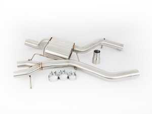 ES#4876668 - 048641LA03EBKT - VW B6 Passat / CC 2.0T Performance Catback Exhaust System & Luft-Technik Intake System - In-house engineered for CC enthusiasts! Featuring T304 SS Tig-welded 3" tubing and a straight through perforated core muffler paired with a Lift-Technik intake for maximum performance and stunning aesthetics - Enthusiast Bundles - Volkswagen