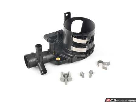ES#3498846 - 6512006000 - Engine Coolant Outlet Flange - Includes seal - Genuine Mercedes Benz - Mercedes Benz