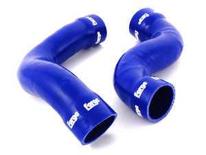 ES#1832526 - FMKT008B - Upper Intercooler Boost Hose Kit - Blue - 2-piece kit connects turbo and intake manifold to intercooler - Forge - Audi
