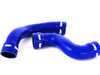 ES#1832526 - FMKT008B - Upper Intercooler Boost Hose Kit - Blue - 2-piece kit connects turbo and intake manifold to intercooler - Forge - Audi