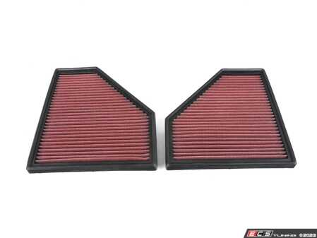 ES#4715322 - 003521LB01 - ECS Exact-Fit High Flow Air Filter Set - Oiled - These drop-in high flow filter replacements are guaranteed to get your engine breathing better than new! - ECS - BMW