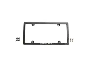 Rennline Carbon Fiber License Plate Frame 