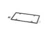 ES#4755590 - E1075 - Rennline Carbon Fiber License Plate Frame  - Made from hand-laid carbon fiber this plate frame will stand the test of time. New stainless steel hardware included! - Rennline - Audi BMW Volkswagen Mercedes Benz Porsche