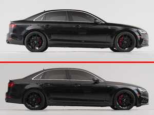ES#4714528 - 051204LA01-A - B9 A4 / S4 Lowering Spring Set - Dramatically improve looks and handling with and average lowering up to 1.5" front and rear. - ECS - Audi