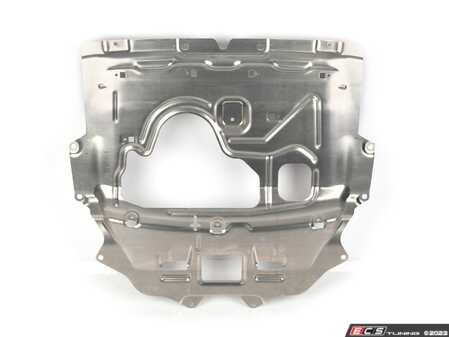 ES#3145310 - 51617391724 - UnderHood Shield / Belly Pan - Metal  - Mounts to the bottom of the car under the engine for the Convertible MINI - Genuine MINI - MINI