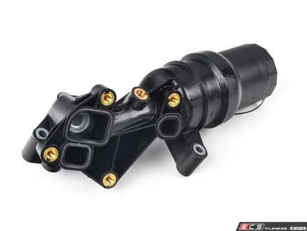 ES#3231986 - 07K115397G - Oil Filter Adapter - Includes filter adapter, filter housing, oil filter, and associated o-rings - Genuine Volkswagen Audi - Audi
